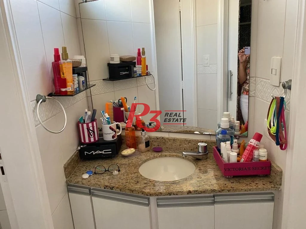 Apartamento com 3 dormitórios à venda, 93 m² por R$ 1.300.000,00 - Gonzaga - Santos/SP