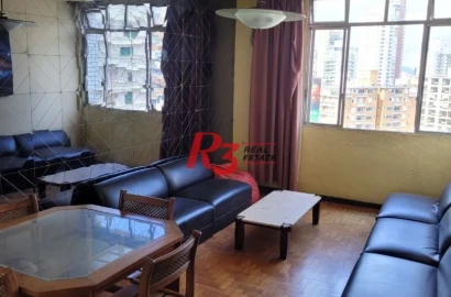 Apartamento com 2 dormitórios à venda, 85 m² por R$ 640.000,00 - Gonzaga - Santos/SP