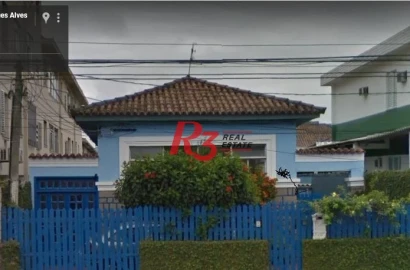 Terreno à venda, 490 m² por R$ 1.500.000,00 - Macuco - Santos/SP