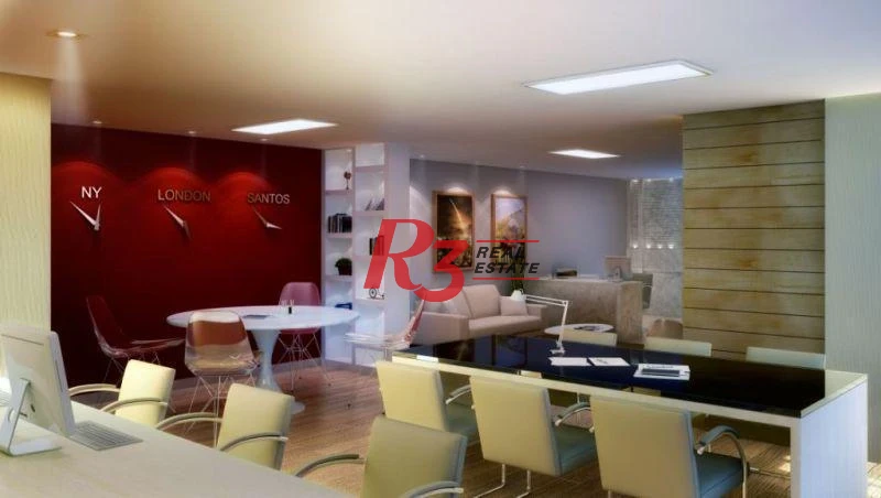 Sala, 66 m² - Valongo - Santos/SP