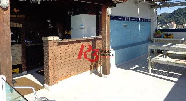 Cobertura com 3 dormitórios à venda, 220 m²  - Vila Belmiro - Santos/SP