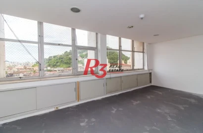 Sala para alugar, 189 m² - Centro - Santos/SP