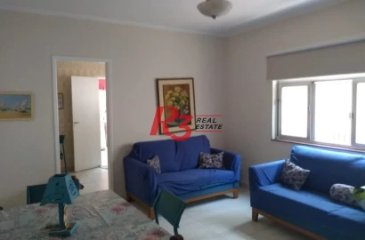 Apartamento com 3 dormitórios à venda, 110 m² por R$ 490.000,00 - Boqueirão - Santos/SP
