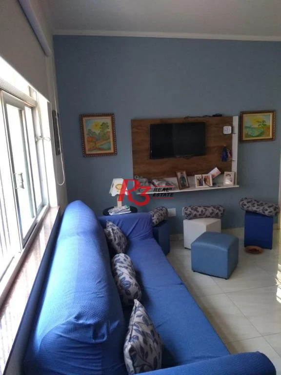 Apartamento com 3 dormitórios à venda, 110 m² por R$ 490.000,00 - Boqueirão - Santos/SP