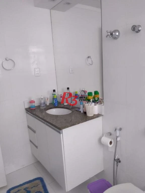 Apartamento com 3 dormitórios à venda, 110 m² por R$ 490.000,00 - Boqueirão - Santos/SP