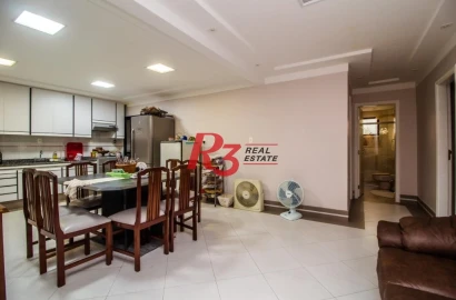 Apartamento com 3 dormitórios à venda, 160 m²  - Canto do Forte - Praia Grande/SP