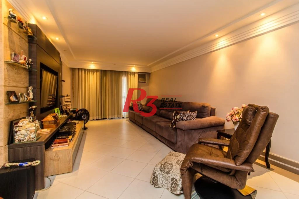 Apartamento com 3 dormitórios à venda, 160 m²  - Canto do Forte - Praia Grande/SP