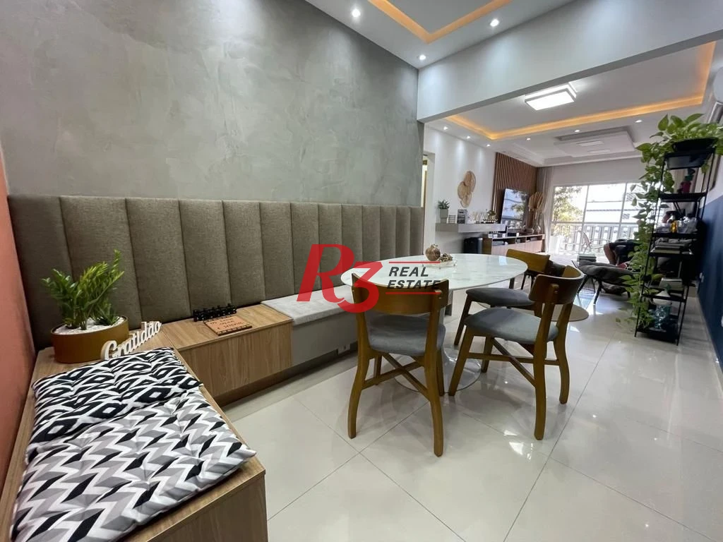 Apartamento à venda, 111 m² por R$ 735.000,00 - Aparecida - Santos/SP