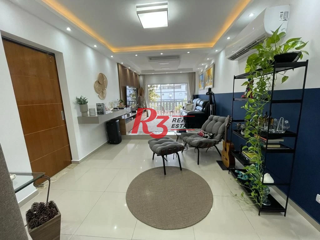 Apartamento à venda, 111 m² por R$ 735.000,00 - Aparecida - Santos/SP