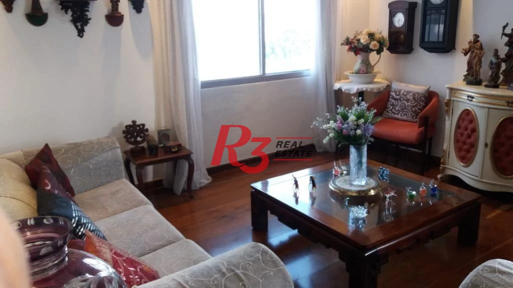 Apartamento com 4 dormitórios à venda, 190 m² por R$ 1.280.000,00 - José Menino - Santos/SP