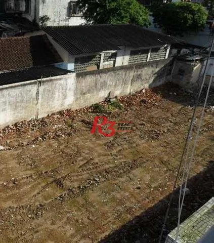 Terreno à venda, 420 m²  - Vila Belmiro - Santos/SP
