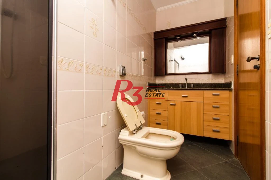 Apartamento com 3 dormitórios à venda, 118 m² - Gonzaga - Santos/SP
