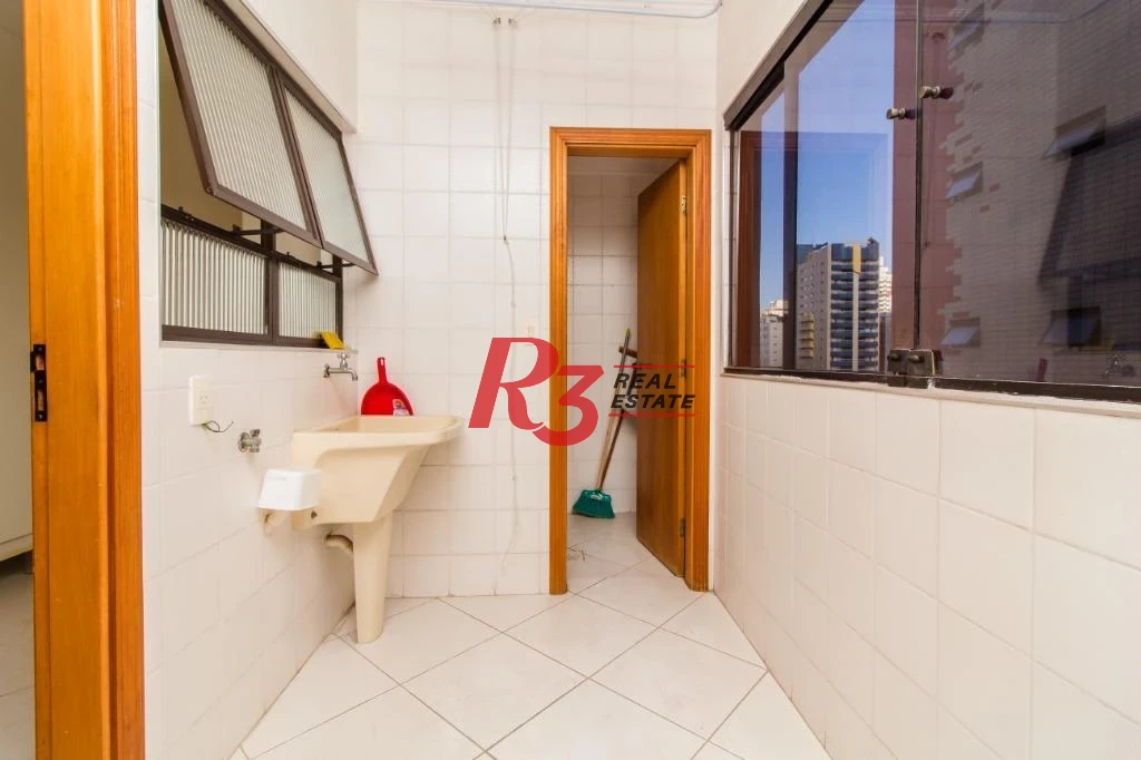 Apartamento com 3 dormitórios à venda, 118 m² - Gonzaga - Santos/SP