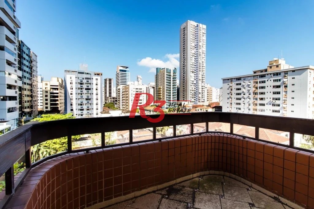 Apartamento com 3 dormitórios à venda, 118 m² - Gonzaga - Santos/SP