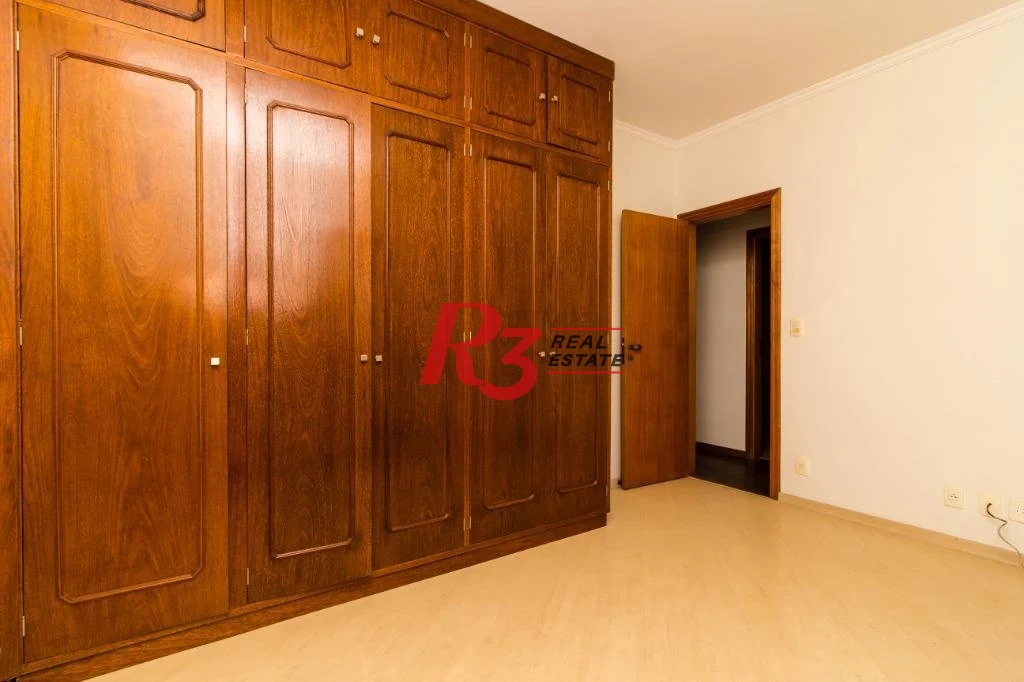Apartamento com 3 dormitórios à venda, 118 m² - Gonzaga - Santos/SP