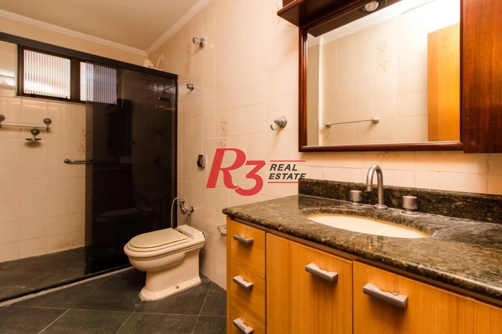 Apartamento com 3 dormitórios à venda, 118 m² - Gonzaga - Santos/SP