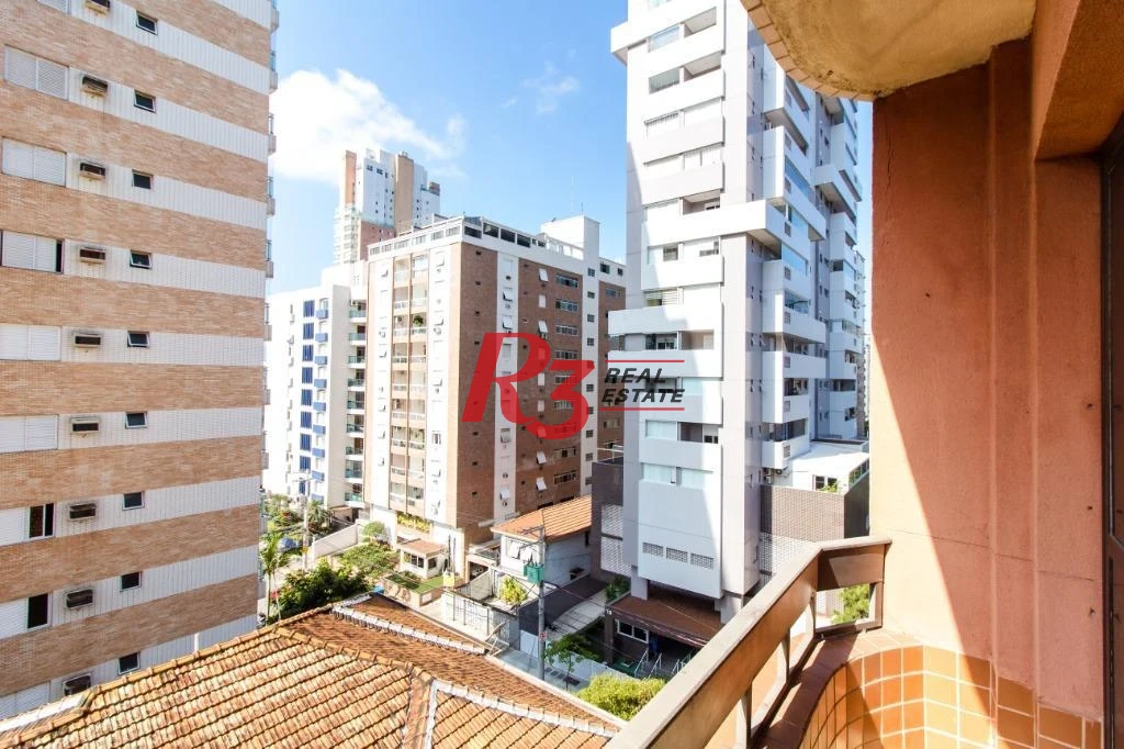 Apartamento com 3 dormitórios à venda, 118 m² - Gonzaga - Santos/SP
