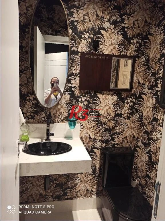 Apartamento com 1 dormitório à venda, 106 m² - Aparecida - Santos/SP