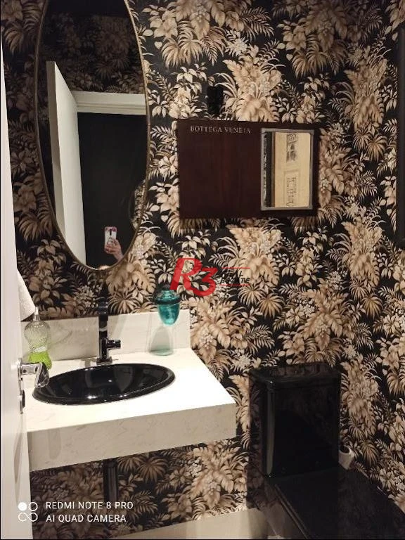 Apartamento com 1 dormitório à venda, 106 m² - Aparecida - Santos/SP