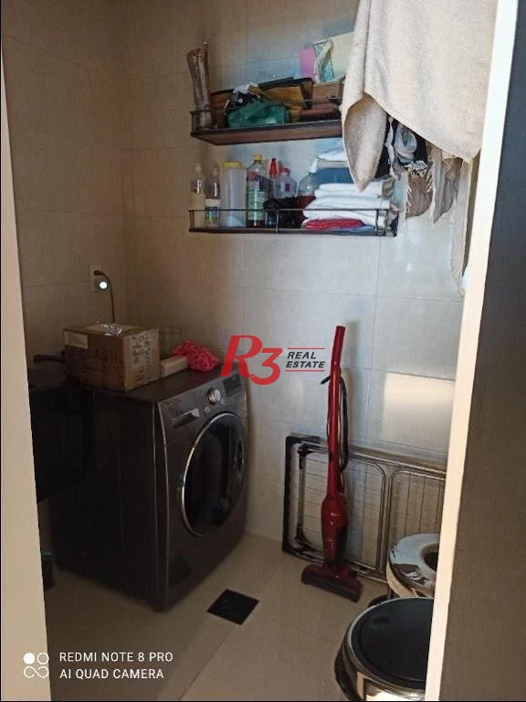 Apartamento com 1 dormitório à venda, 106 m² - Aparecida - Santos/SP