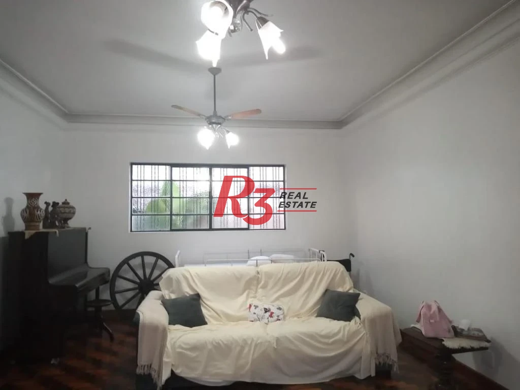 Sobrado com 3 dormitórios à venda, 307 m²  - Boqueirão - Santos/SP