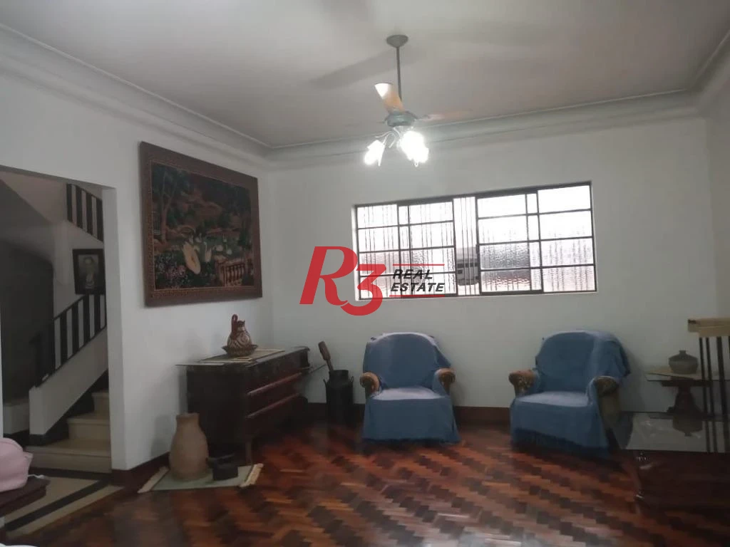 Sobrado com 3 dormitórios à venda, 307 m²  - Boqueirão - Santos/SP