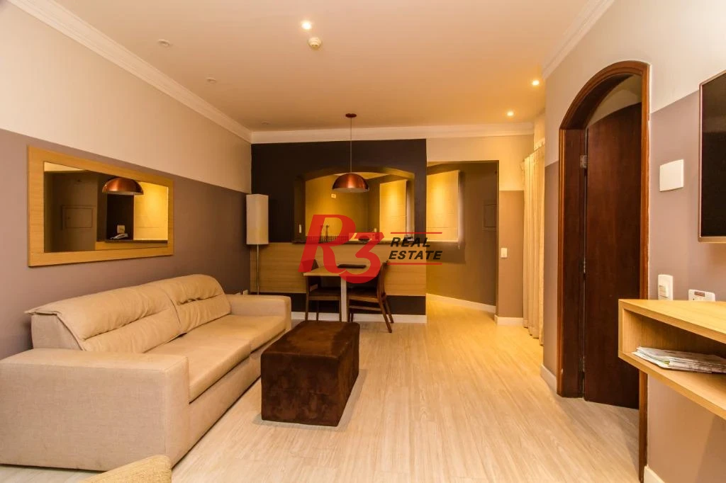 Flat à venda, 47 m² por R$ 440.000,00 - Gonzaga - Santos/SP