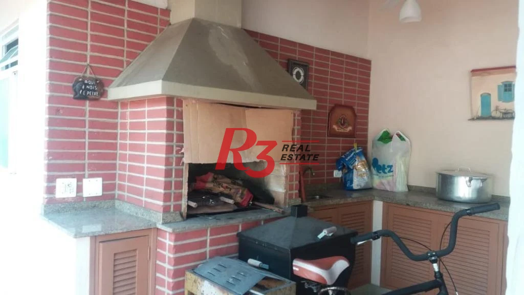 Sobrado com 3 dormitórios à venda, 275 m² - Embaré - Santos/SP