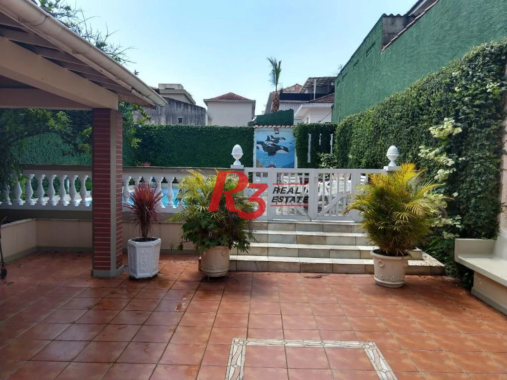Sobrado com 3 dormitórios à venda, 275 m² - Embaré - Santos/SP