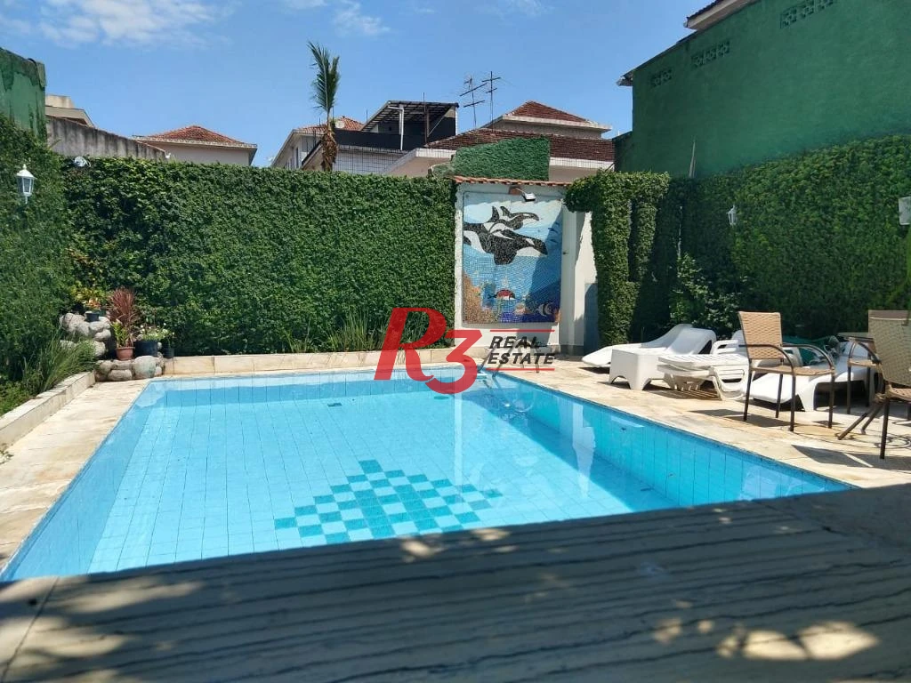 Sobrado com 3 dormitórios à venda, 275 m² - Embaré - Santos/SP