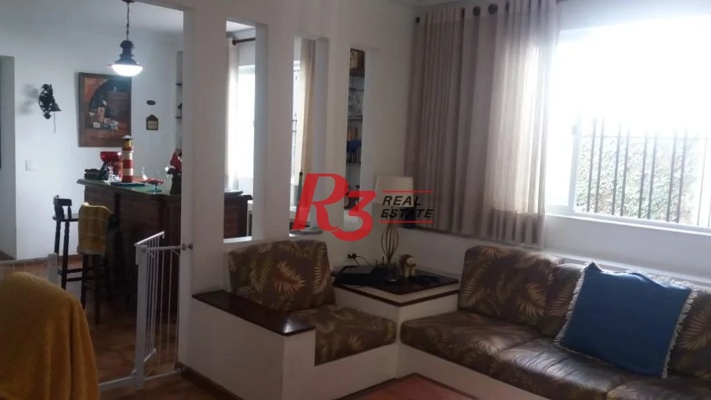 Sobrado com 3 dormitórios à venda, 275 m² - Embaré - Santos/SP