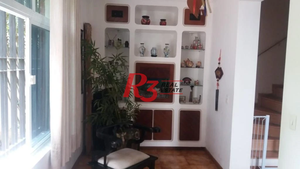 Sobrado com 3 dormitórios à venda, 275 m² - Embaré - Santos/SP