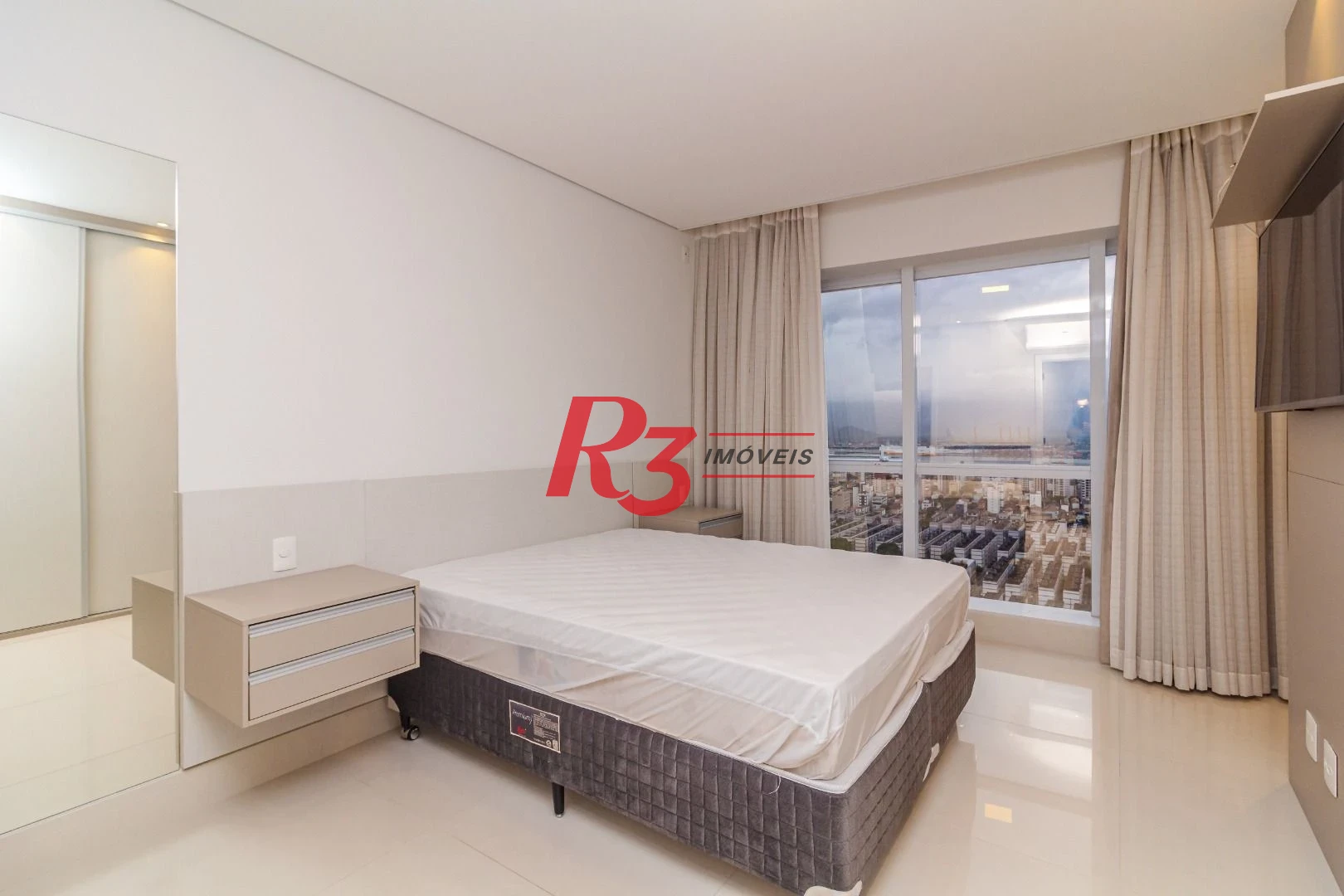 Apartamento com 1 dormitório, 68 m² - venda por R$ 1.300.000,00 ou aluguel por R$ 9.230,00/mês - Aparecida - Santos/SP