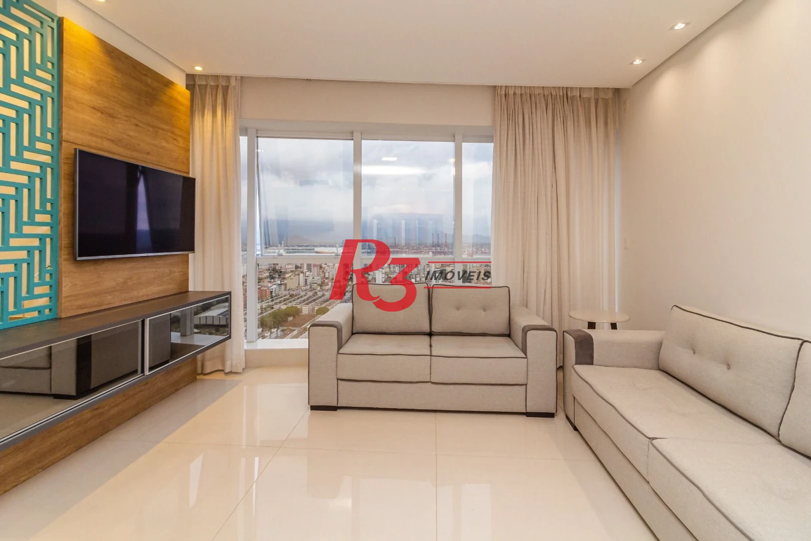 Apartamento com 1 dormitório, 68 m² - venda por R$ 1.300.000,00 ou aluguel por R$ 9.230,00/mês - Aparecida - Santos/SP