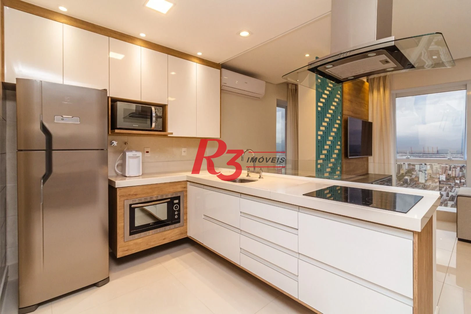 Apartamento com 1 dormitório, 68 m² - venda por R$ 1.300.000,00 ou aluguel por R$ 9.230,00/mês - Aparecida - Santos/SP