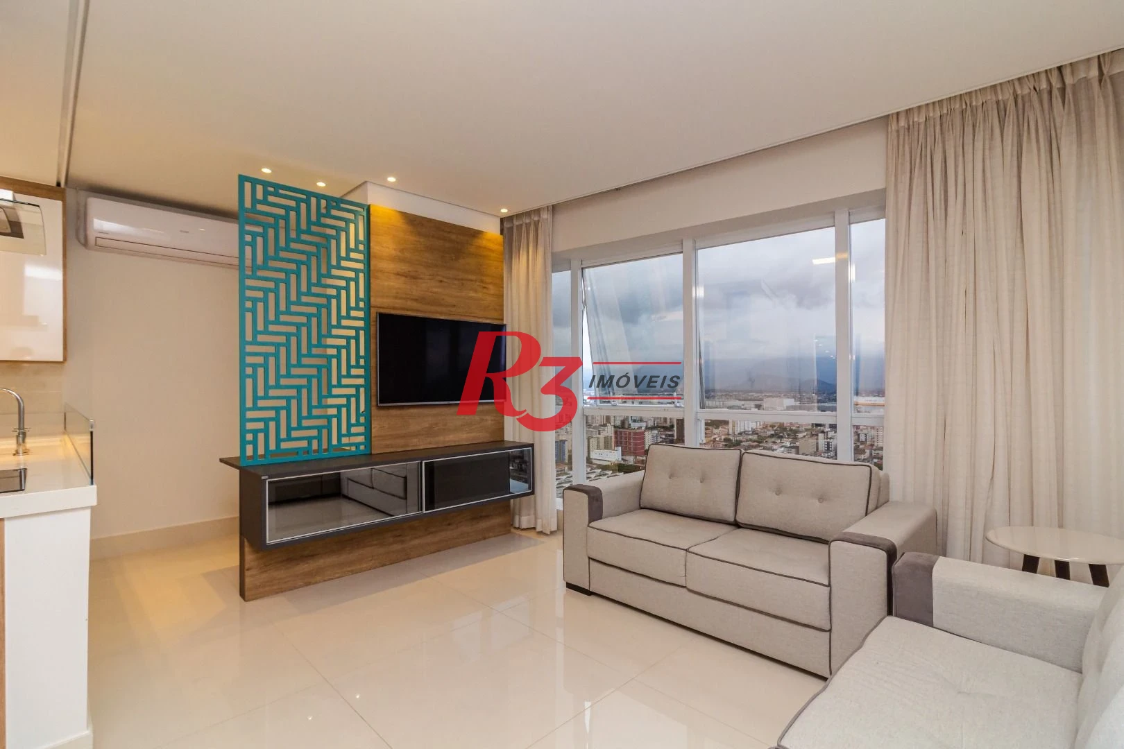 Apartamento com 1 dormitório, 68 m² - venda por R$ 1.300.000,00 ou aluguel por R$ 9.230,00/mês - Aparecida - Santos/SP