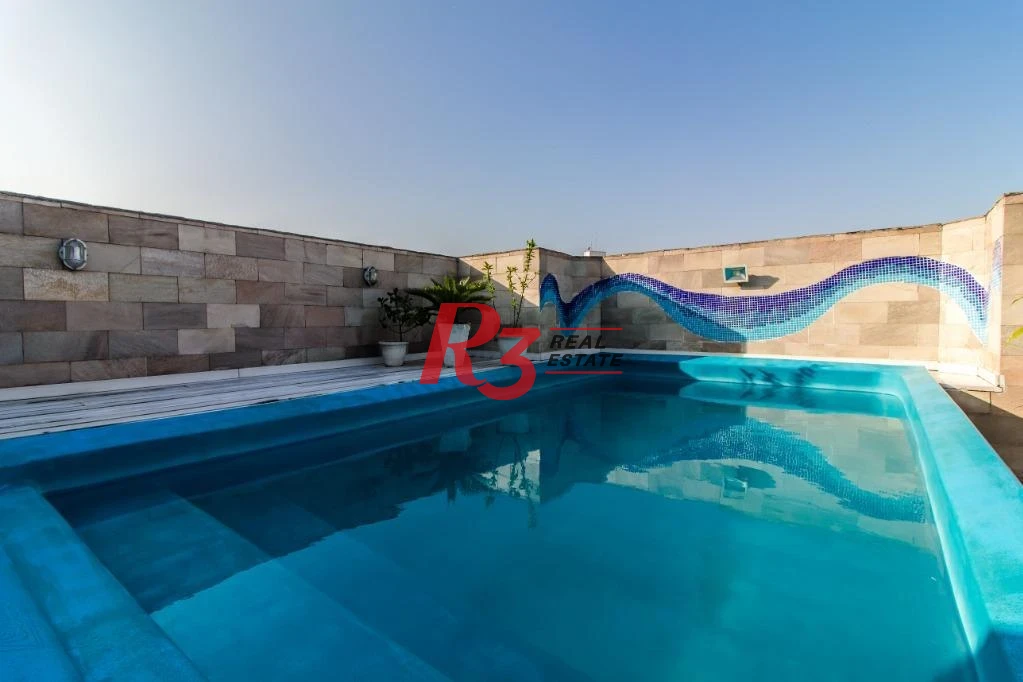 Cobertura à venda, 270 m² por R$ 2.100.000,00 - José Menino - Santos/SP
