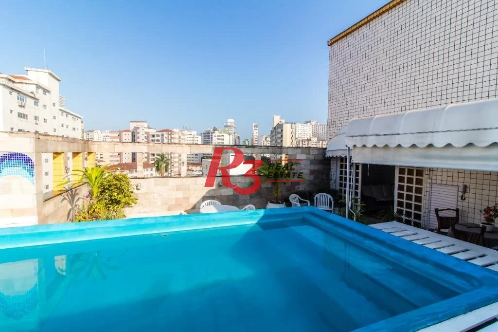Cobertura à venda, 270 m² por R$ 2.100.000,00 - José Menino - Santos/SP