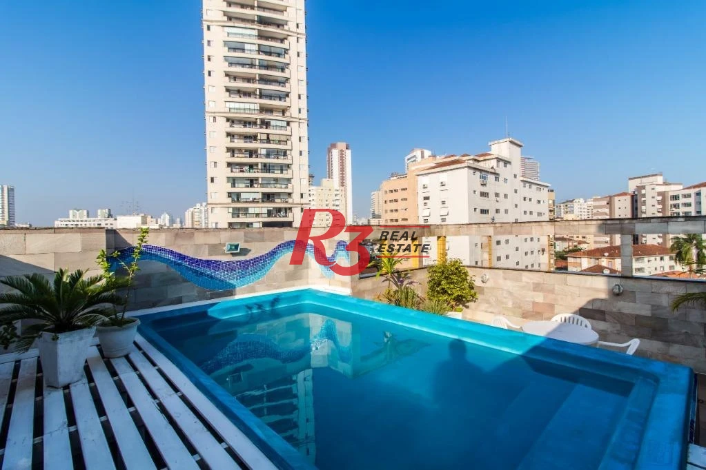 Cobertura à venda, 270 m² por R$ 2.100.000,00 - José Menino - Santos/SP