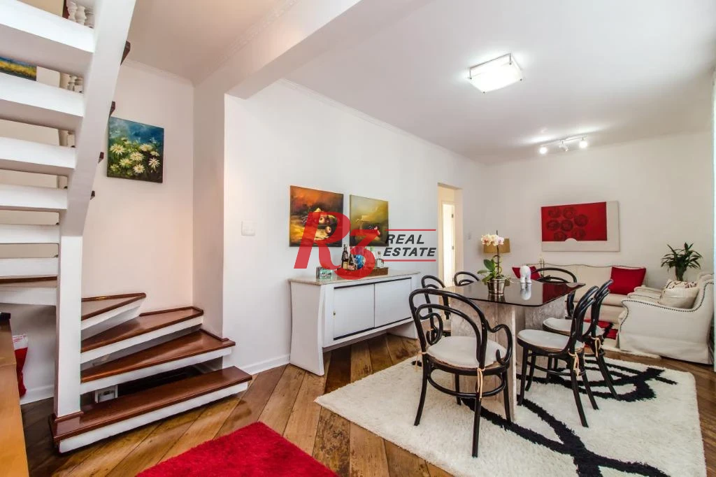 Cobertura à venda, 270 m² por R$ 2.100.000,00 - José Menino - Santos/SP