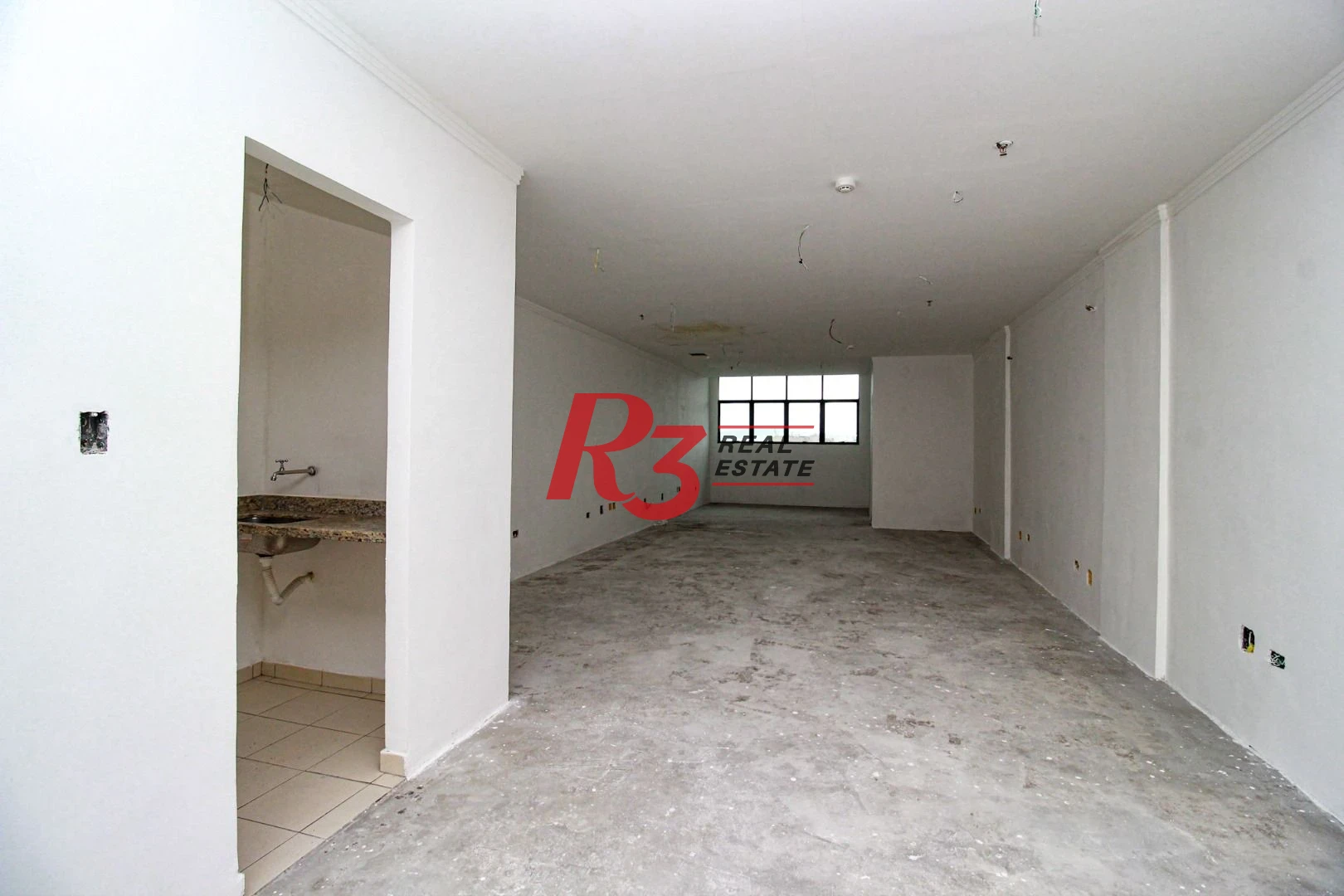 Sala para alugar, 65 m²  - Centro - Santos/SP