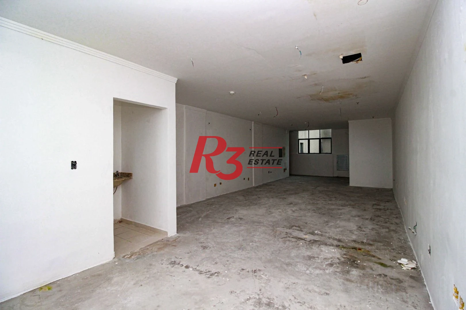 Sala para alugar, 65 m²  - Centro - Santos/SP