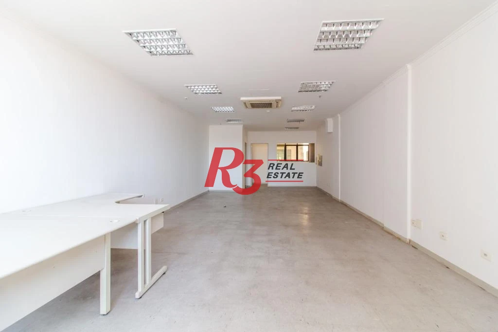 Sala para alugar, 65 m²  - Centro - Santos/SP