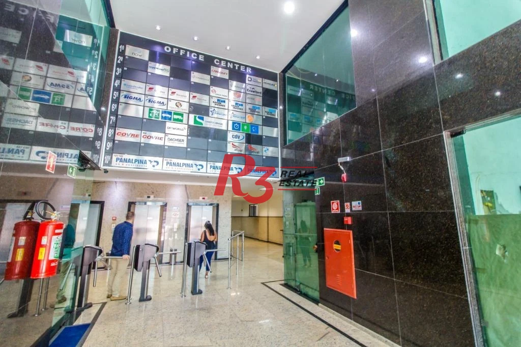 Sala para alugar, 65 m²  - Centro - Santos/SP