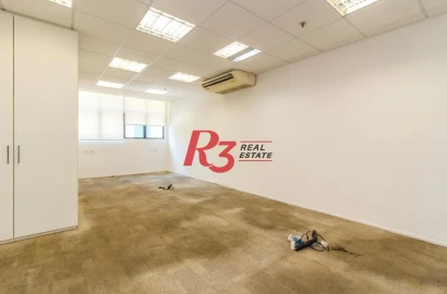 Sala para alugar, 90 m²  - Centro - Santos/SP