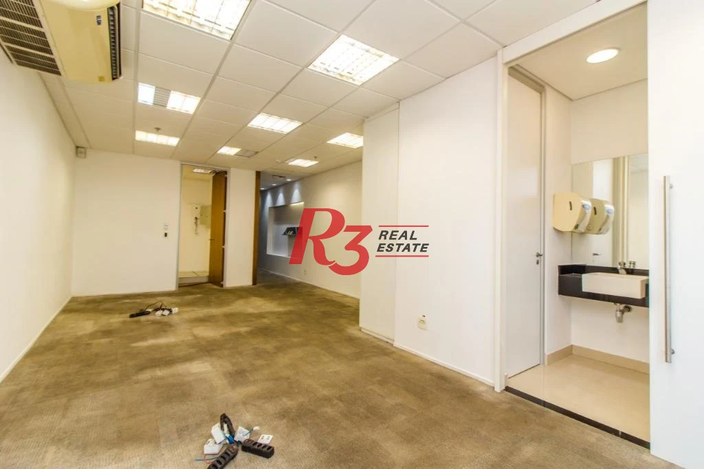 Sala para alugar, 90 m²  - Centro - Santos/SP