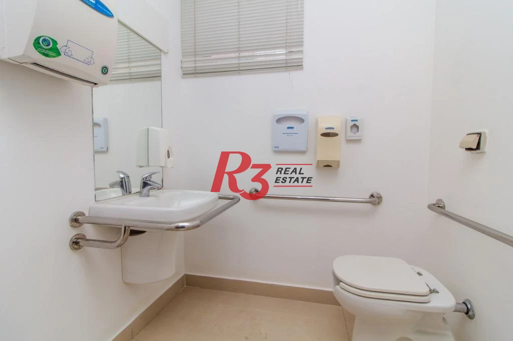 Sala para alugar, 90 m²  - Centro - Santos/SP