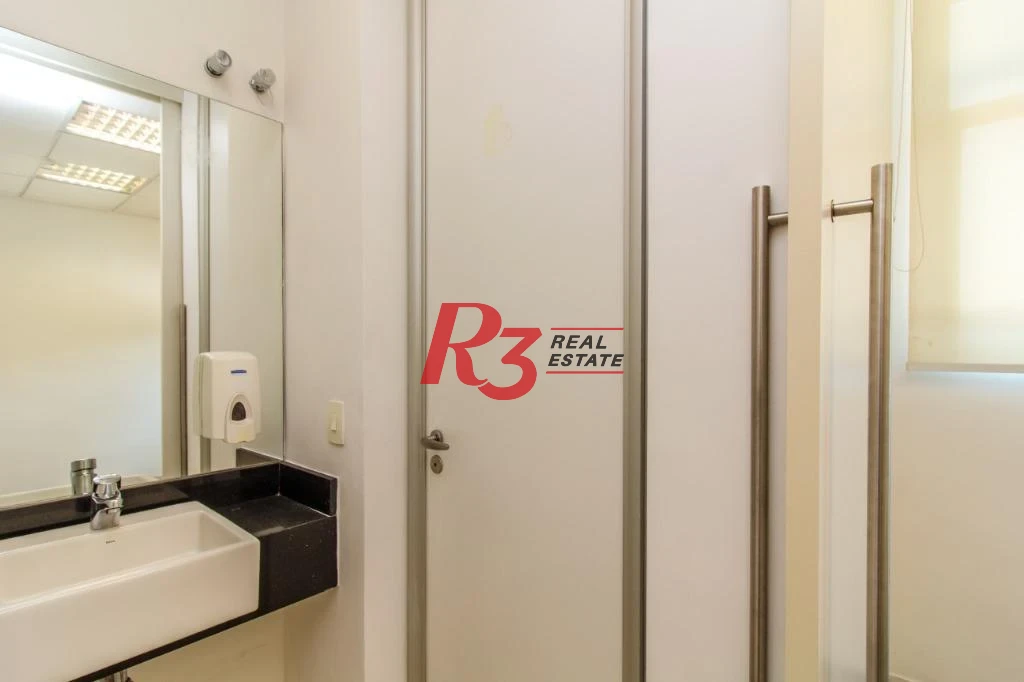 Sala para alugar, 90 m²  - Centro - Santos/SP