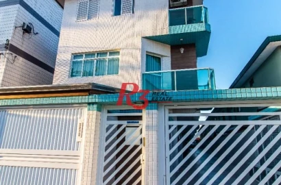 Sobrado à venda, 140 m² por R$ 730.000,00 - Estuário - Santos/SP
