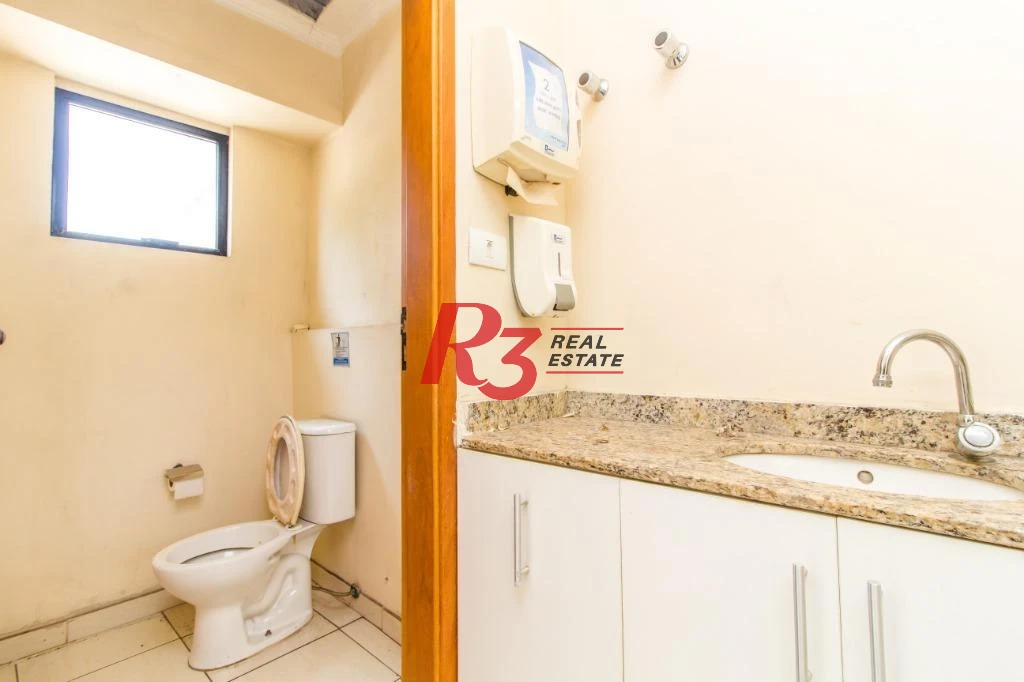 Sala para alugar, 75 m²  - Centro - Santos/SP